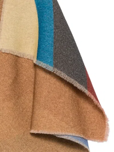 Paul Smith Diagonal-stripe Scarf In Multi