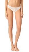 Stella Mccartney Woman Ophelia Whistling Stretch Leavers Lace Briefs Ivory In Vanilla Ice