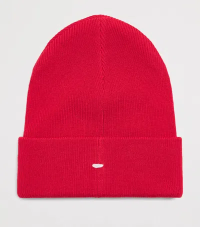Rag & Bone Wool-blend Addison Beanie In Red