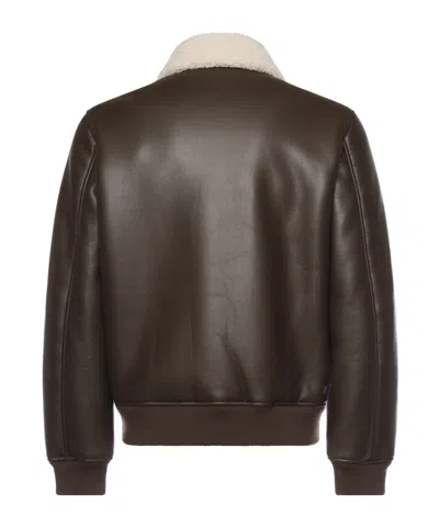 Liu •jo Liu Jo Coated Biker Jacket In Brown