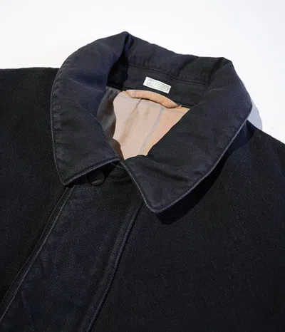 A.presse Retro Collared Jacket In Blue