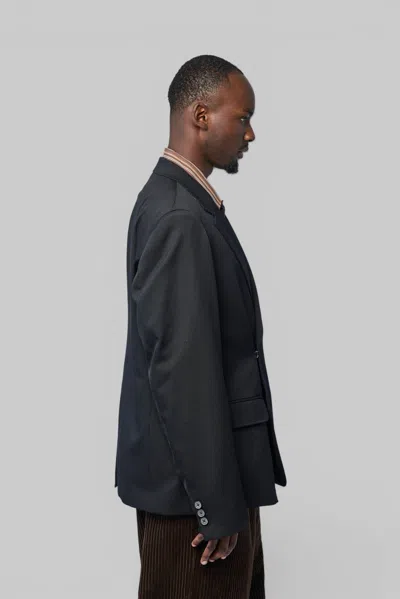 Miharayasuhiro Switch Front Blazer In Gray