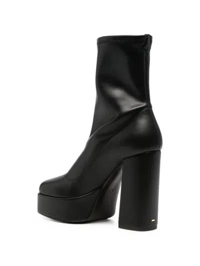 Giuseppe Zanotti Platform Ankle Boots In 블랙
