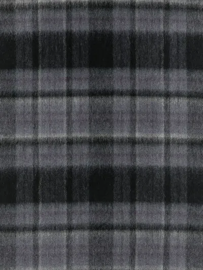 Carhartt Parson Check-pattern Scarf In Blue