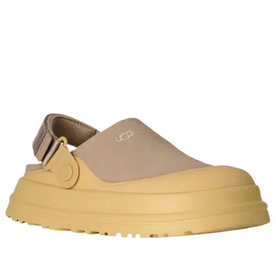 Ugg Goldenglow Suede Clogs In Purple