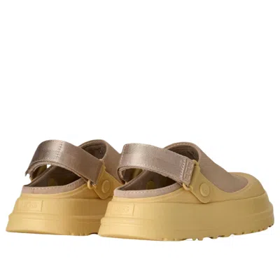 Ugg Goldenglow Suede Clogs In Purple