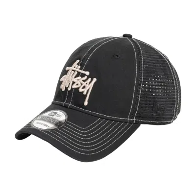 Stussy 9twenty Washed Basic Trucker 'black'