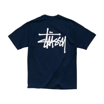 Stussy Basic  T-shirt 'navy' 2026