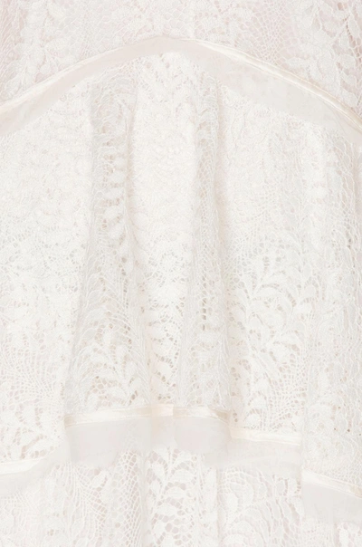 Shop Lover Vine Tier Midi Dress In Ivory