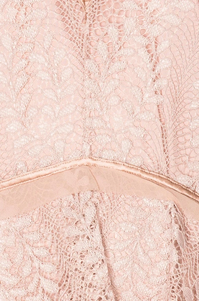 Shop Lover Vine Tier Midi Dress In Pink