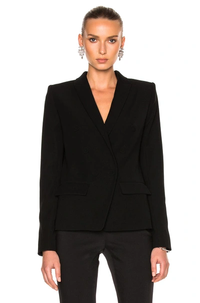 Shop Alexandre Vauthier Double Breasted Blazer In Black