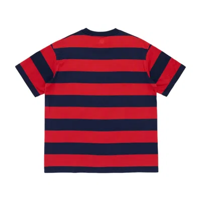 Human Made Stripe Pack T-shirt 'navy' In Red
