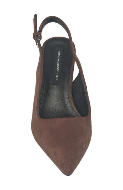 French Connection Quinn Slingback Pump In Choco