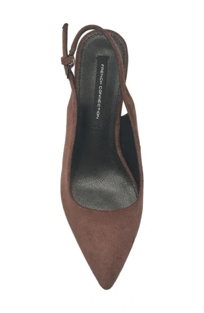 French Connection Quinn Slingback Pump In Choco