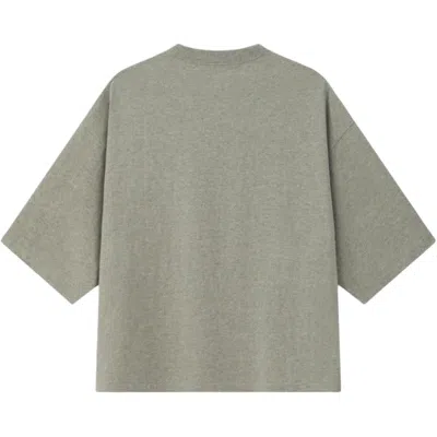 Essentials Logo-patch T-shirt In Gray