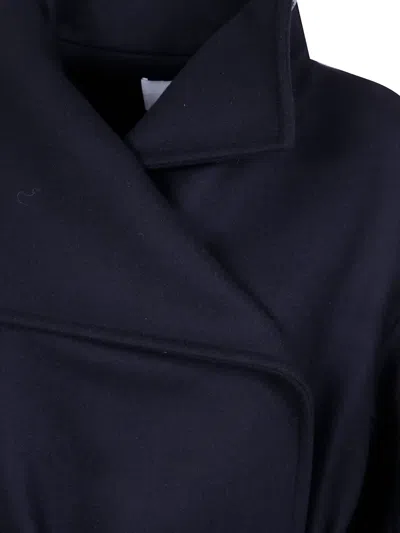 Joseph Double-breasted Belted Coat In Black