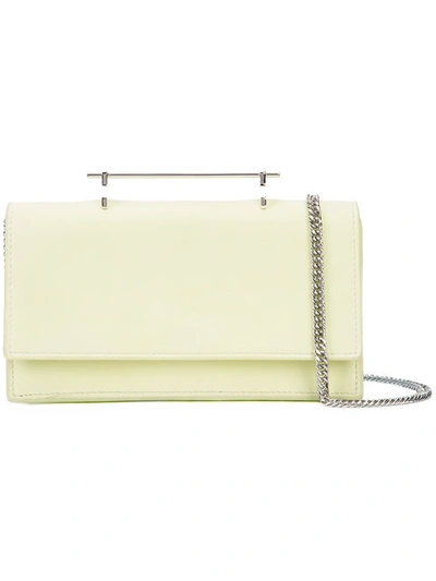 M2malletier Chain Strap Clutch Bag - Green In Green