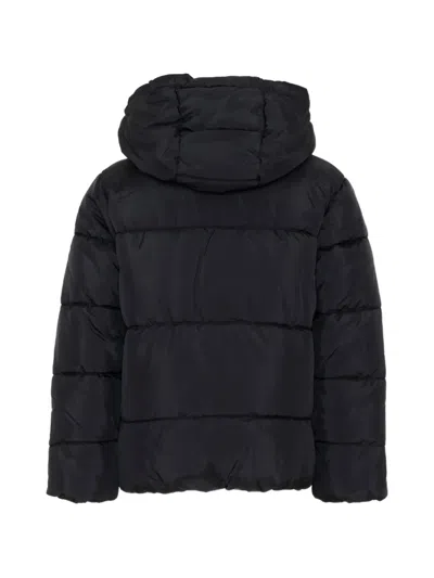 LOGO-PATCH PUFFER JACKET