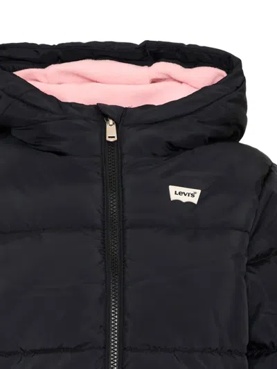 LOGO-PATCH PUFFER JACKET