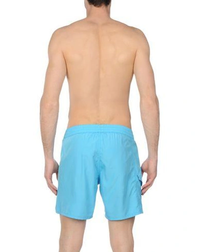 Shop Diesel Swim Shorts In Sky Blue
