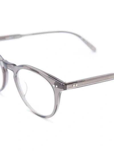 Shop Garrett Leight Rose Glasses In Grey