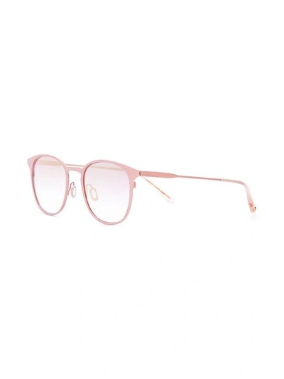 Shop Garrett Leight Kinney M Sunglasses In Pink
