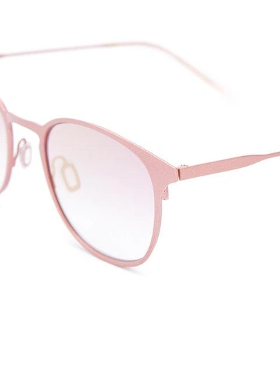 Shop Garrett Leight Kinney M Sunglasses In Pink