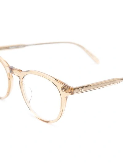 Shop Garrett Leight Rose Glasses In Neutrals