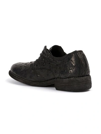 Guidi Textured Derby Shoes