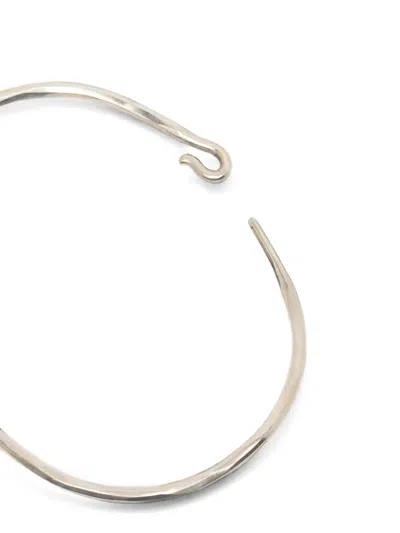 Werkstatt:münchen Hook Band Bangle In Gold