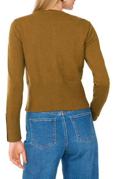 1.state Button Front Cardigan In Brown