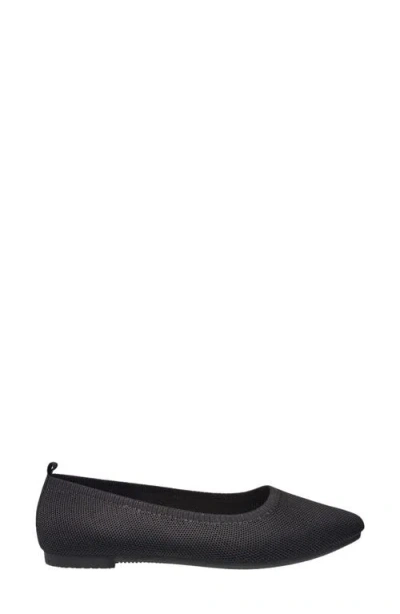 French Connection Caputo Pointed Toe Flat In Black