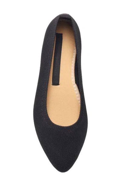 French Connection Caputo Pointed Toe Flat In Black