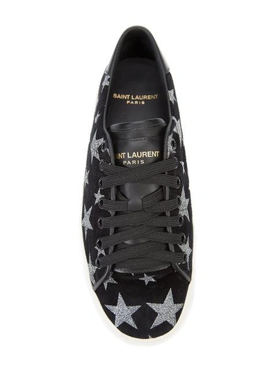 Shop Saint Laurent Signature Court Classic Star Sneakers