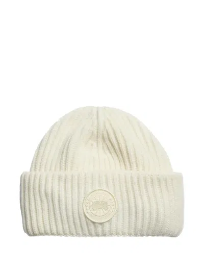 Canada Goose 5109u-9224 Cashmere Blend Winter Hat In White
