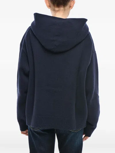 Dsquared2 Patch-pocket Hoodie In Blue