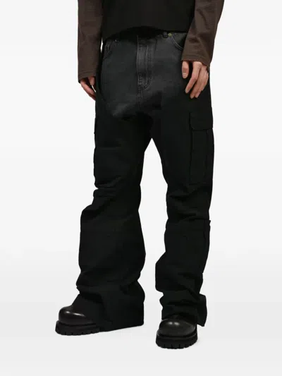 Protocol Index Layered Cargo Jeans In Black