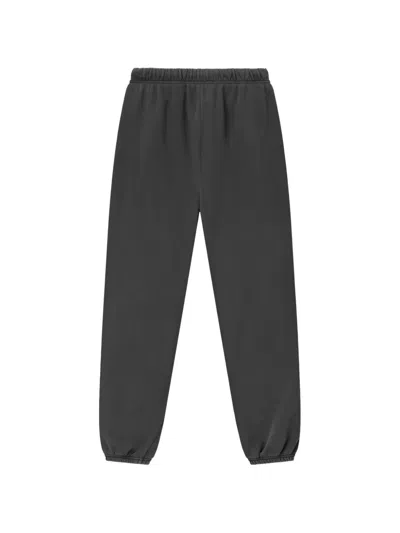 Essentials Logo-print Drawstring Track Pants In Black
