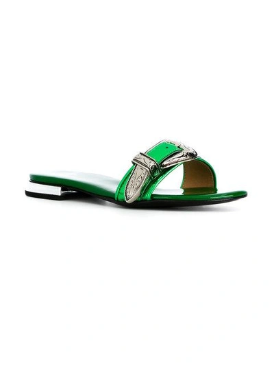 Toga Metallic Embellished Sandals | ModeSens