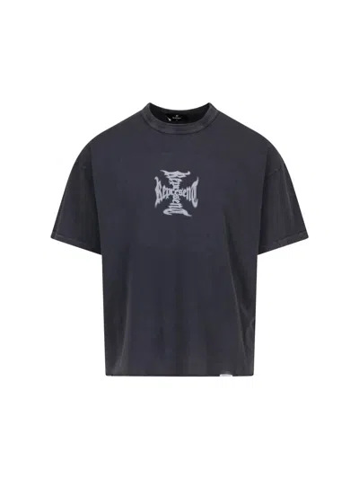 Represent Graphic Oversized T-shirt In Gray