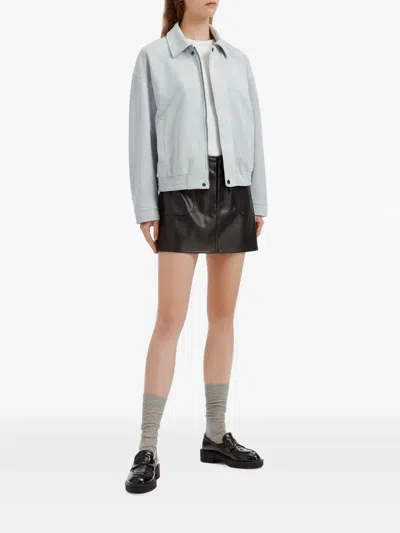 B+ab Elasticated-hem Jacket In Blue