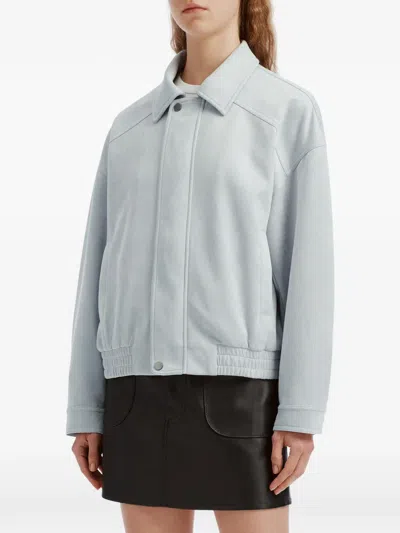 B+ab Elasticated-hem Jacket In Blue