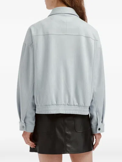 B+ab Elasticated-hem Jacket In Blue