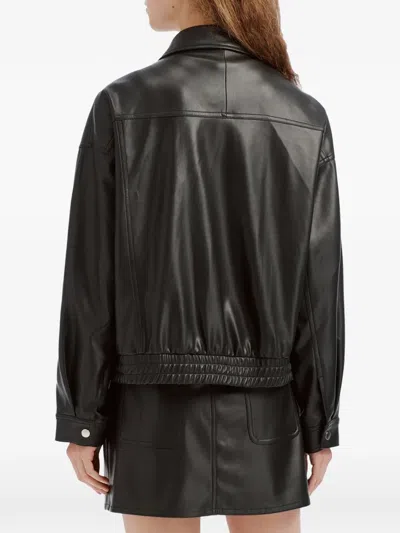 B+ab Elasticated-hem Jacket In Black