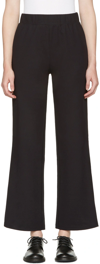 Hyke Navy Band Wide Trousers
