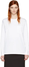 HYKE White Pocket T-Shirt