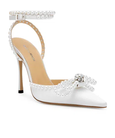 Machmach Solid Color Court Shoes In White