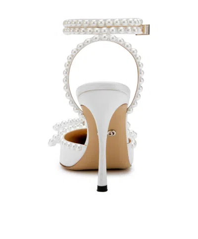 Machmach Solid Color Court Shoes In White