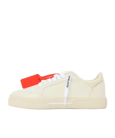 Off-white Solid Color Low-top Trainers In Multi