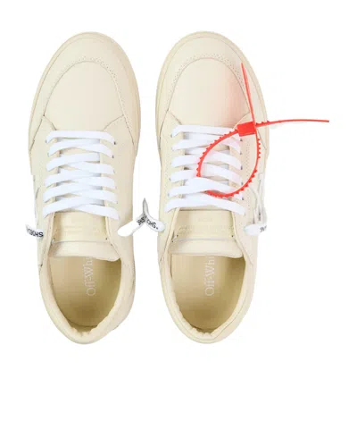 Off-white Solid Color Low-top Trainers In Multi